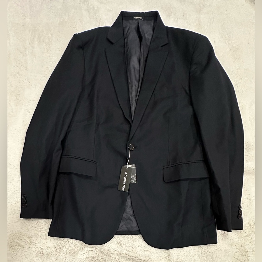 COOFANDY Mens Sport Coat Casual Blazer One Button Business Suit Jacket Size M